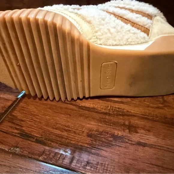 Franco Sarto Cream and Tan Athletic Shoes​ - Picture 4 of 4